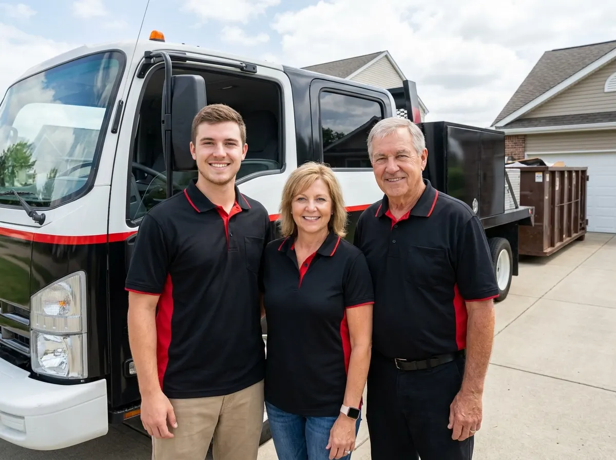 The Westfield Dumpster Rental team, dumpster in Hamilton, OH